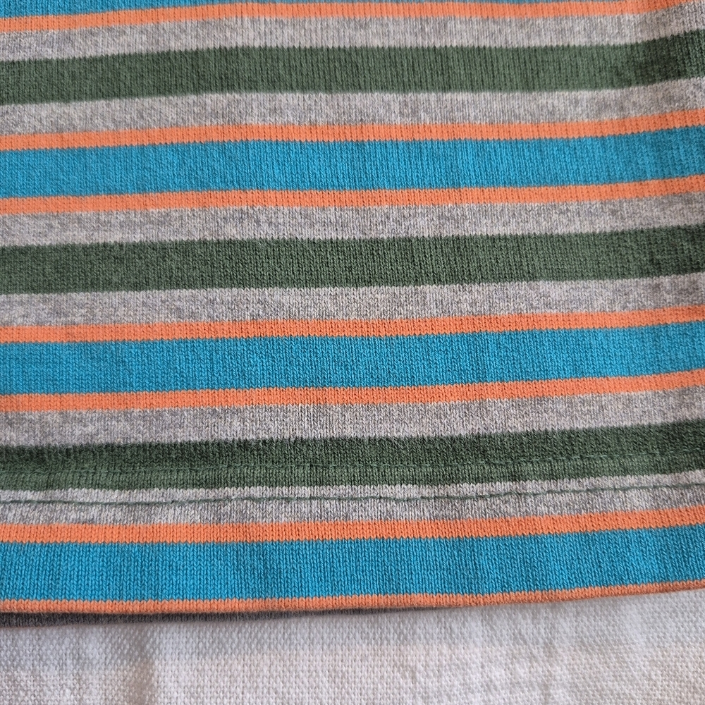 Hanna Andersson boys size 110 or 5 stripped hooded shirt VGUC - Picture 3 of 5